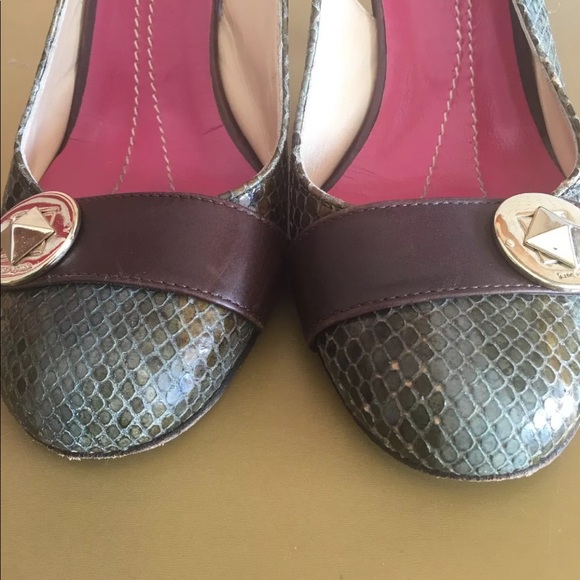 Kate Spade Snakeskin Heels - Picture 4 of 7